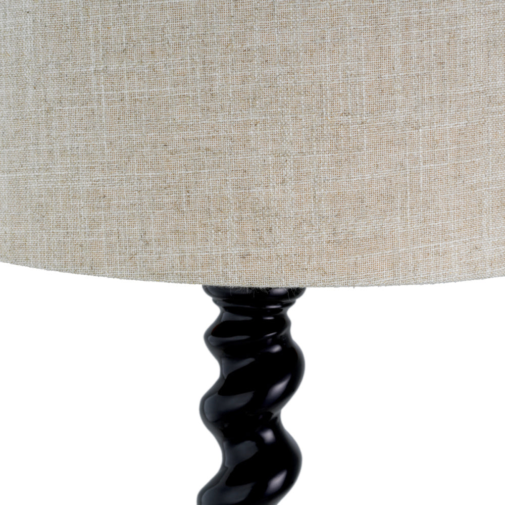 Eichholtz Massimo Table Lamp, Piano Black (119672UL)