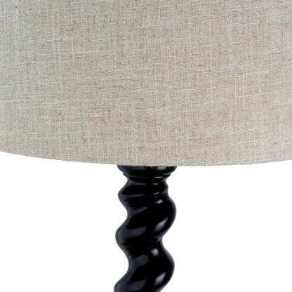 Eichholtz Massimo Table Lamp, Piano Black (119672UL)