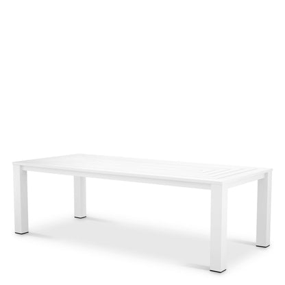 Vistamar Outdoor Dining Table Matte White