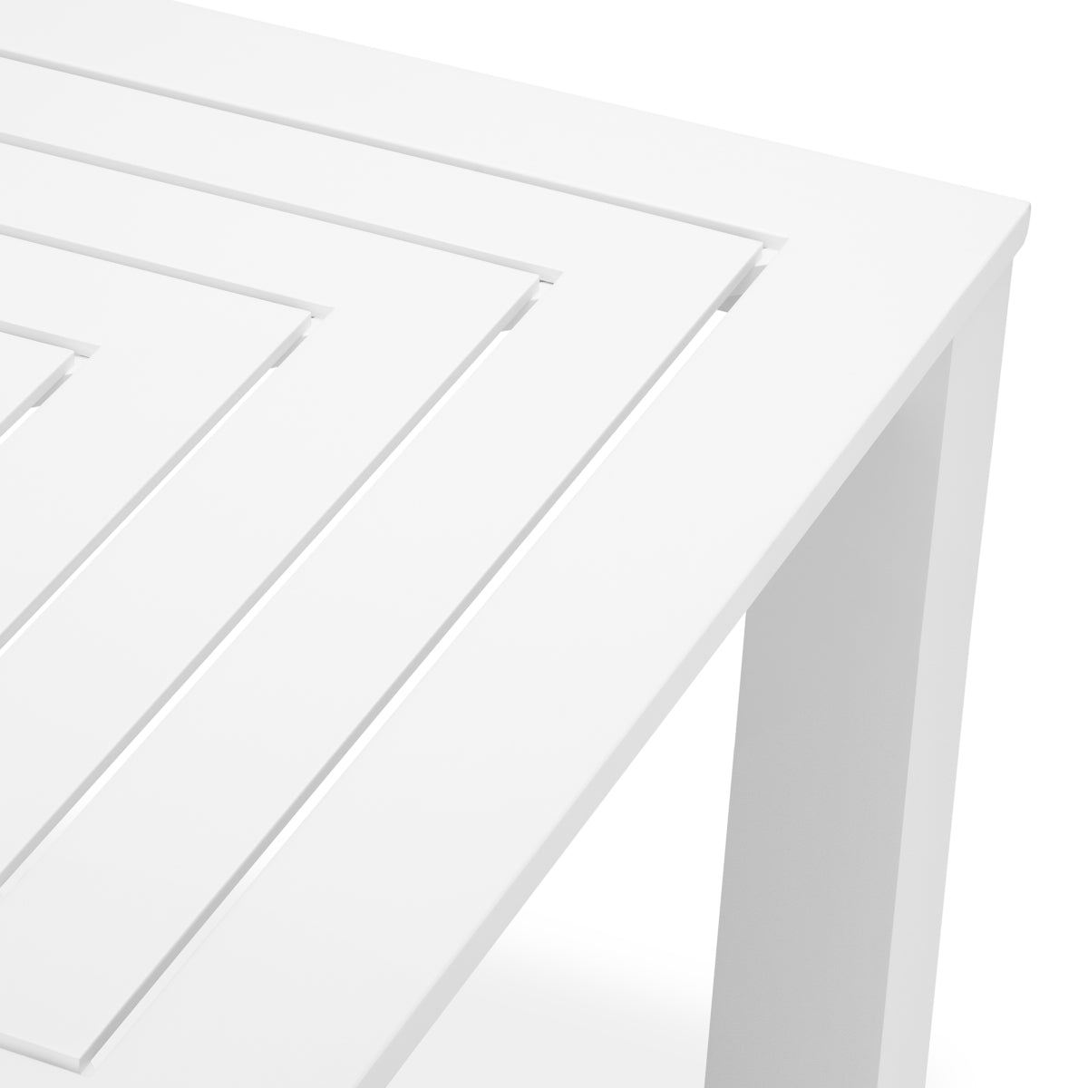 Vistamar Outdoor Dining Table Matte White
