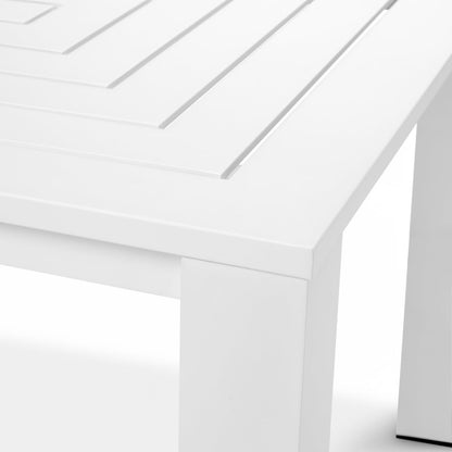 Vistamar Outdoor Dining Table Matte White