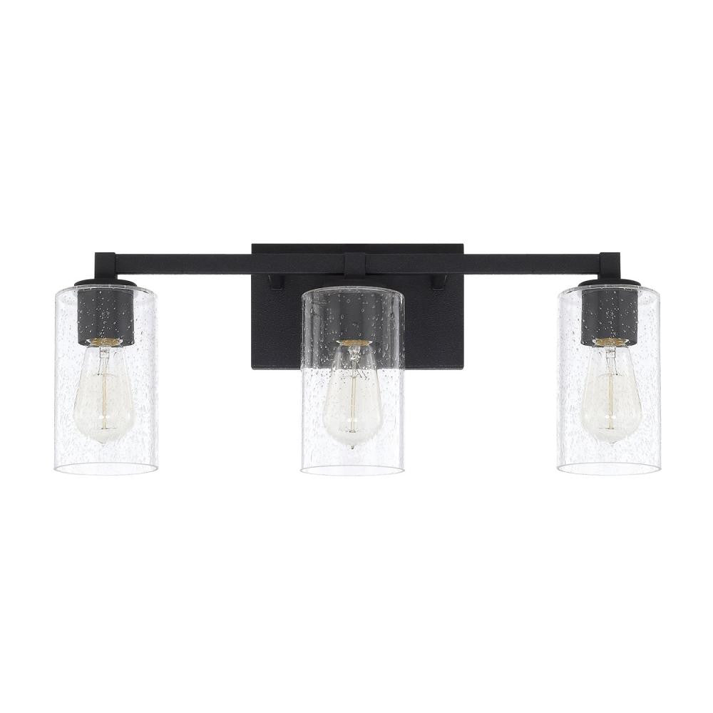 Capital Ravenwood Vanity Light Black Iron