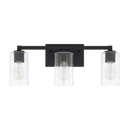 Capital Ravenwood Vanity Light Black Iron