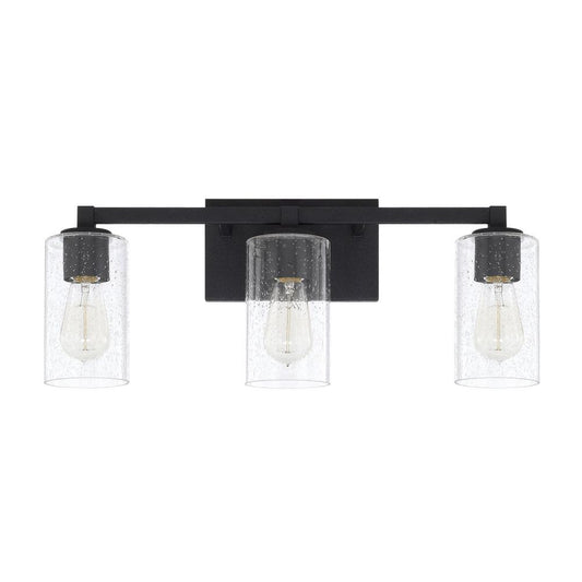Capital Ravenwood Vanity Light Black Iron