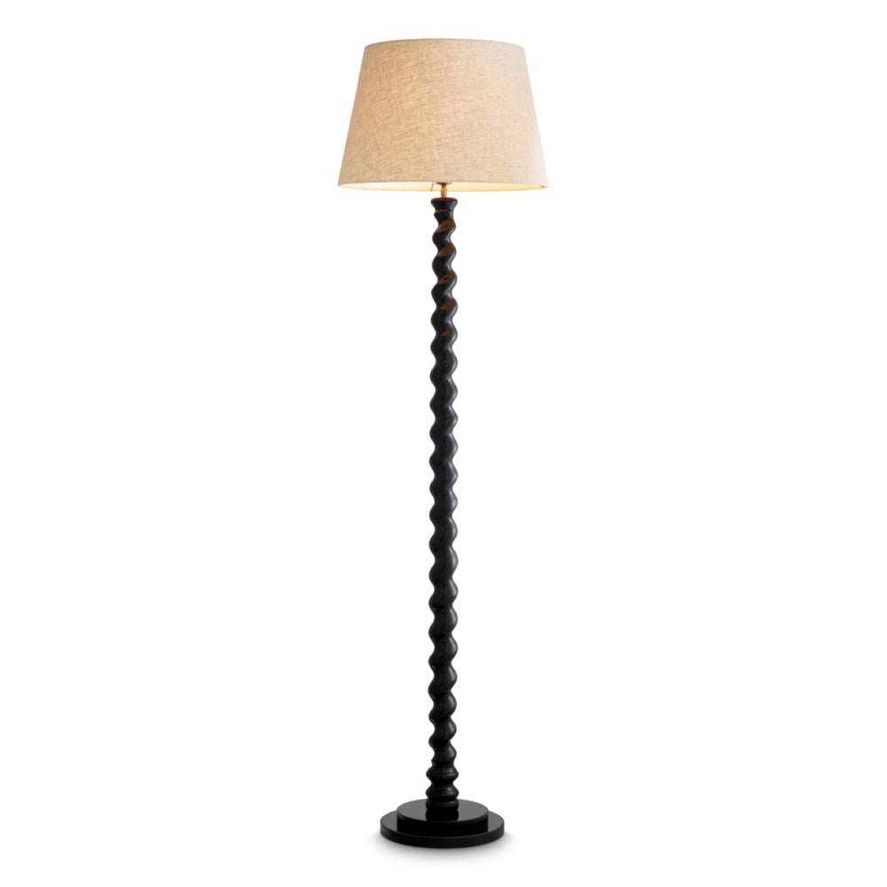 Eichholtz Massimo Floor Lamp, Piano Black (119896UL)