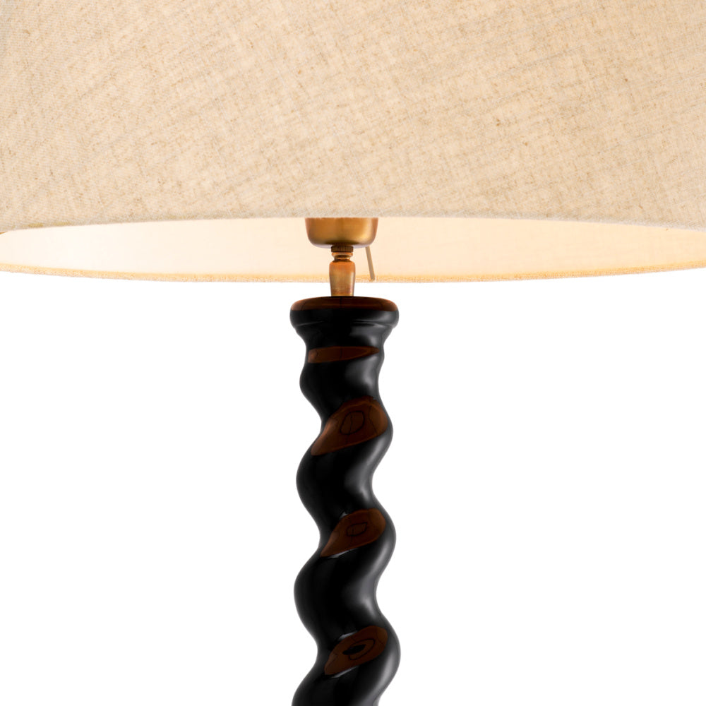 Eichholtz Massimo Floor Lamp, Piano Black (119896UL)