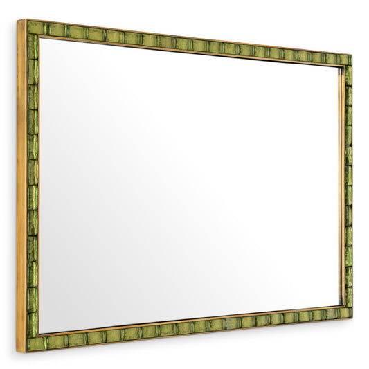 Eichholtz Torino Mirror, Vintage Brass, Handmade Glass (119915)