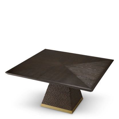 Eichholtz Rexton Dining Table, Ebony Oak Veneer (119928)