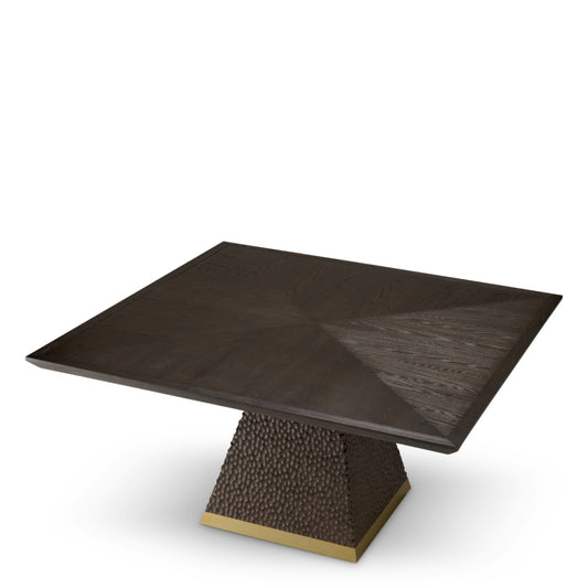 Eichholtz Rexton Dining Table, Ebony Oak Veneer (119928)