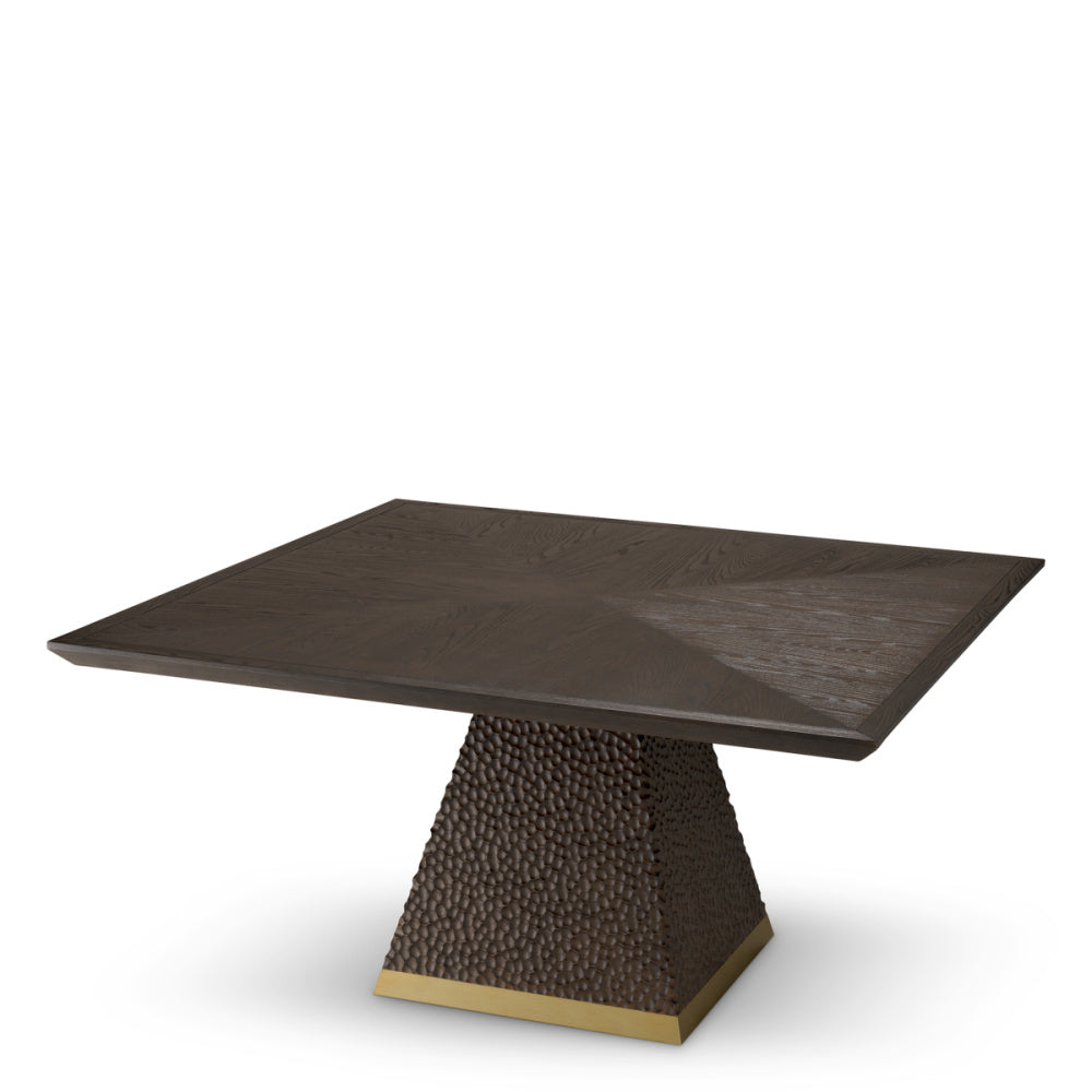 Eichholtz Rexton Dining Table, Ebony Oak Veneer (119928)
