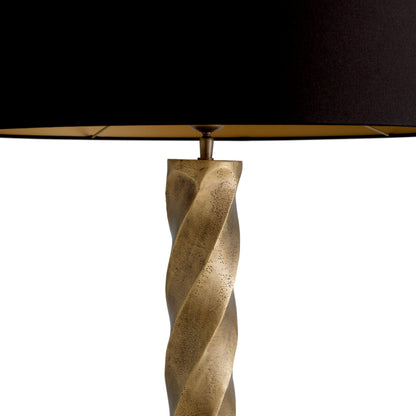 Eichholtz Costanza Table Lamp, Vintage Brass, Black Granite Base (119989UL)
