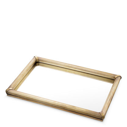 Eichholtz Lenora Tray, Vintage Brass (119992)