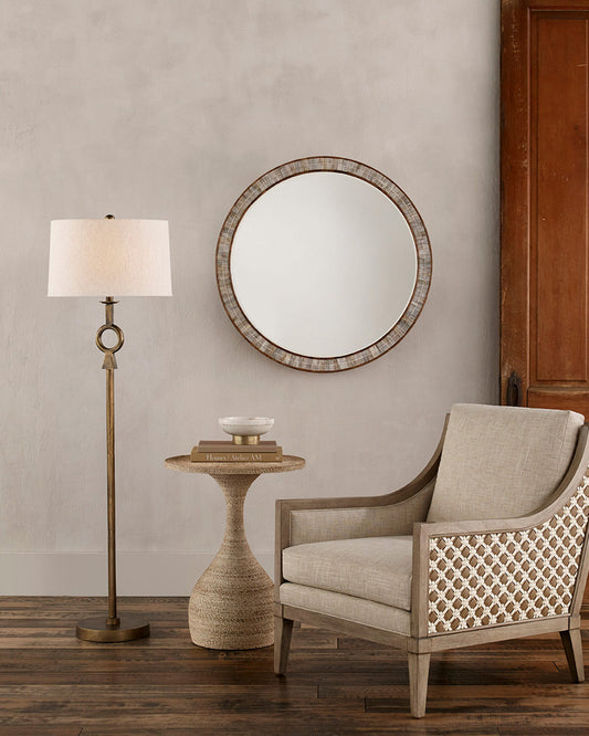 Simo Accent Table, Natural, 26"H, Currey and Company (3000-0013 KEWA)