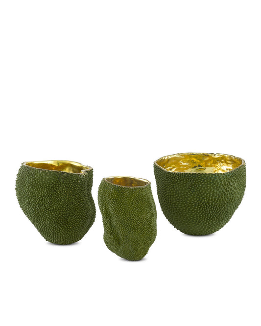 Jackfruit Large Green Vase, Currey and Company (1200-0289 RM3E)