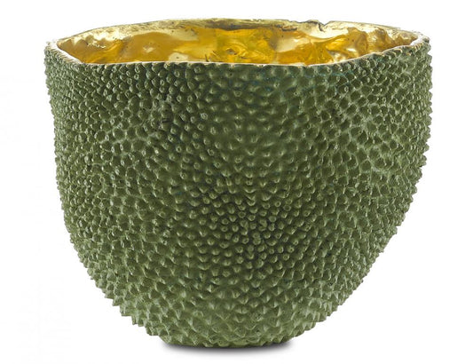 Currey and Company Jackfruit Large Green Vase Green, Gold