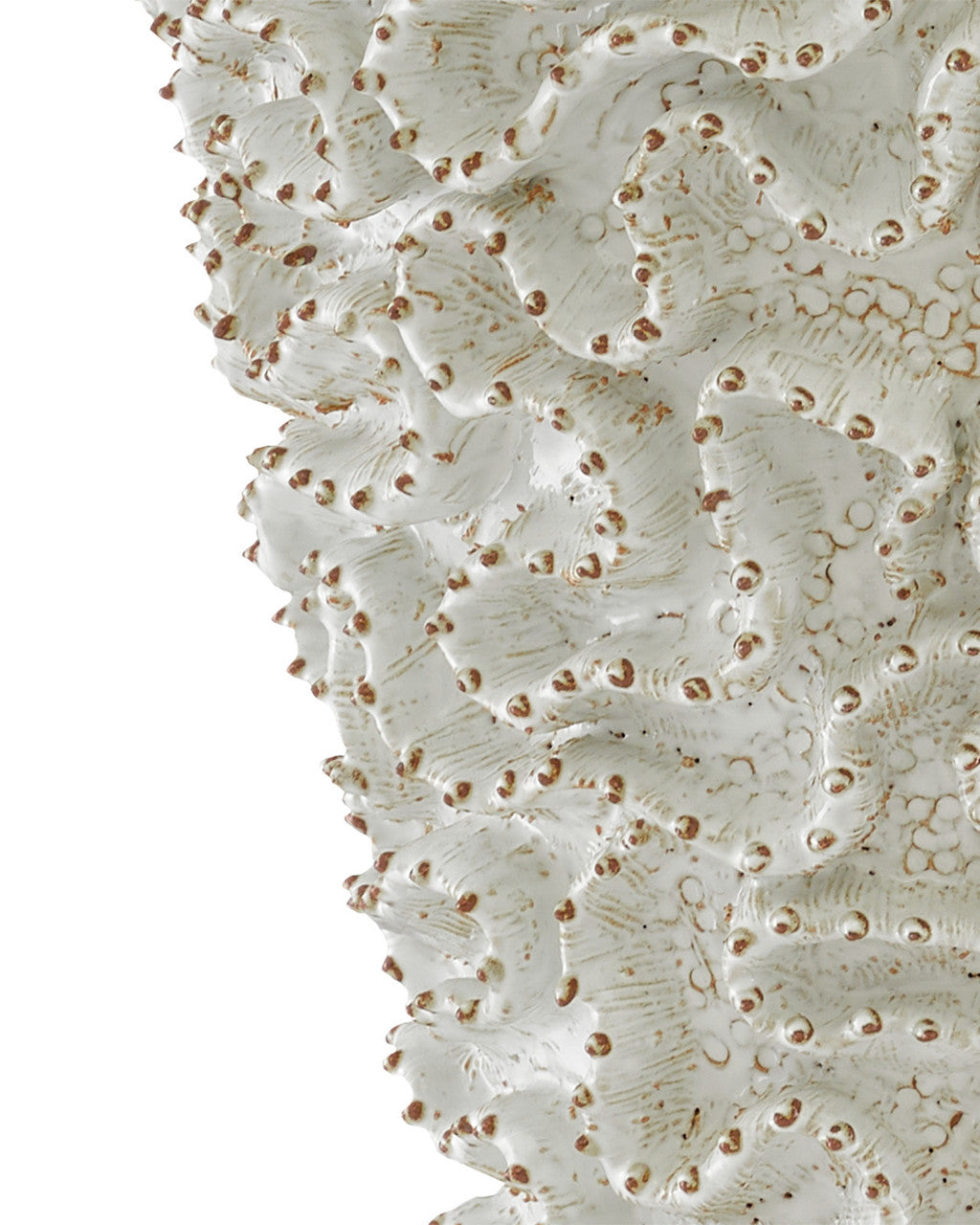 Swirl Large White Vase Currey and Company 1200-0297
