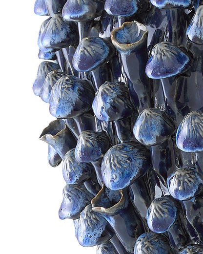 Manitapi Medium Blue Vase Currey and Company 1200-0305