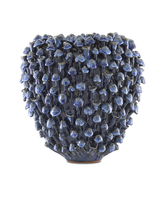 Manitapi Medium Blue Vase Currey and Company 1200-0305