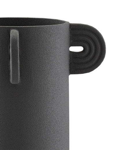 Happy 40 Tube Black Vase Currey and Company 1200-0406