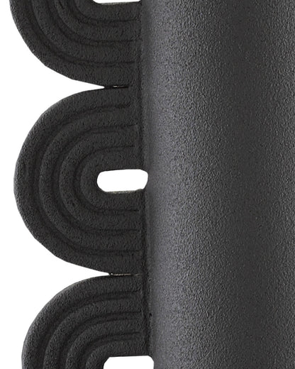 Happy 40 Three Wings Black Vase Currey and Company 1200-0407