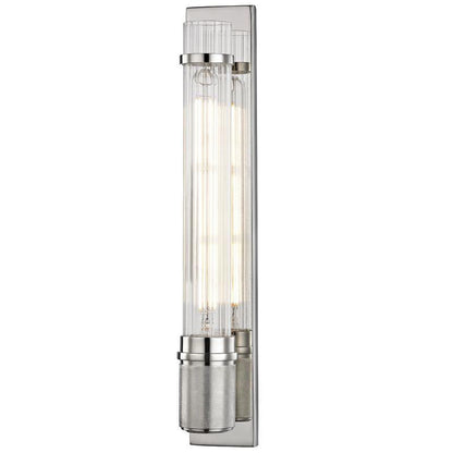 Hudson Valley Shaw Wall Sconce Polished Nickel