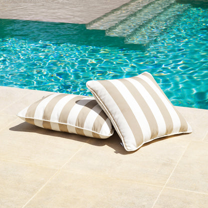 Eichholtz Florent Square Outdoor Cushion, Beige (120026)