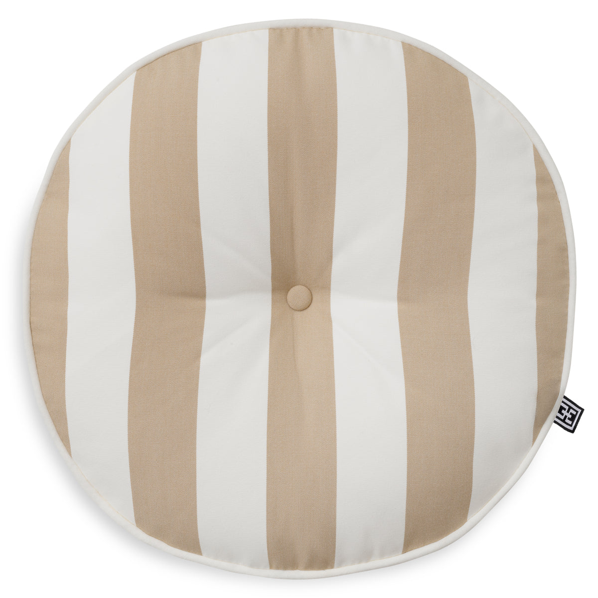 Eichholtz Florent Round Outdoor Cushion, Beige (120028)