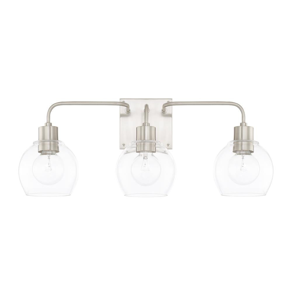 Capital Tanner Vanity Light Brushed Nickel