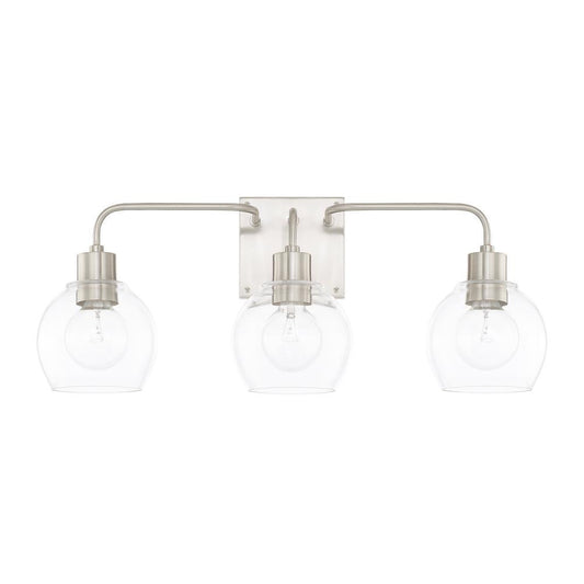Capital Tanner Vanity Light Brushed Nickel