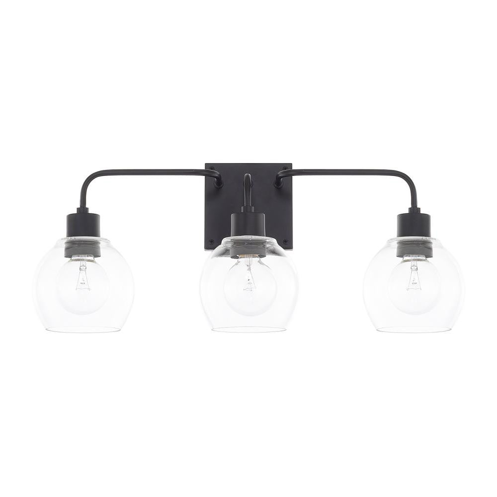 Tanner Vanity Light - Matte Black