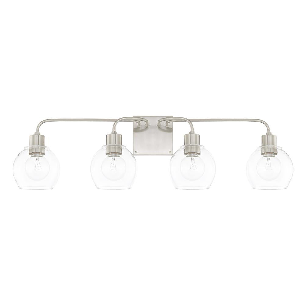 Tanner 4-Light Vanity - Brushed Nickel