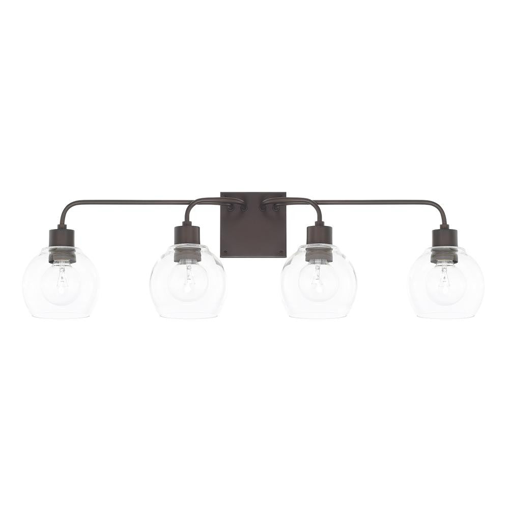 Tanner 4-Light Vanity - Bronze