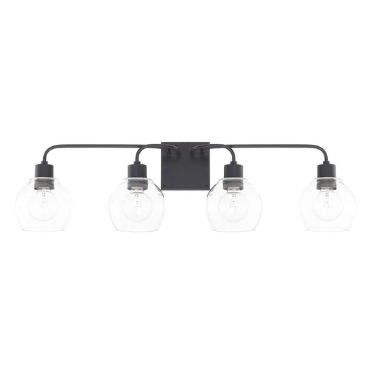 Tanner 4-Light Vanity - Matte Black