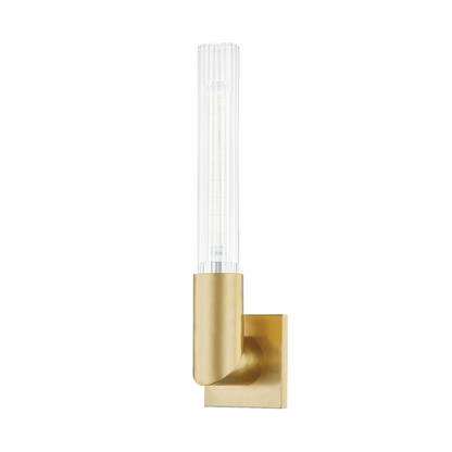 Hudson Valley Asher Wall Sconce Aged Brass