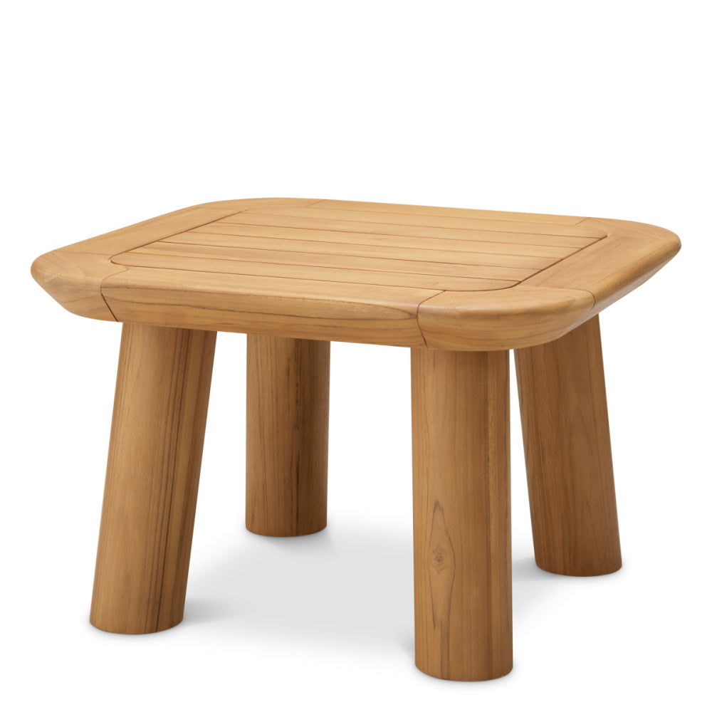 Eichholtz Weston Outdoor Side Table, Natural Teak (120189)