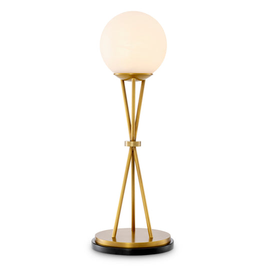 Eichholtz Izzy Table Lamp, Antique Brass, Alabaster (120279UL)