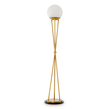 Eichholtz Izzy Floor Lamp, Antique Brass, Alabaster (120280UL)