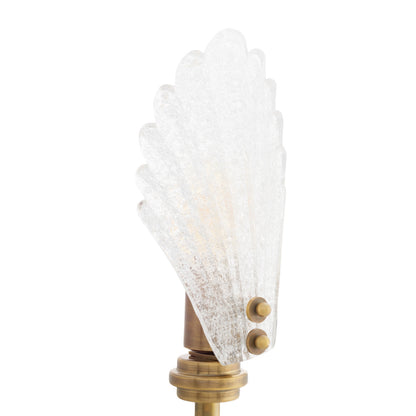 Eichholtz Isabelle Wall Lamp, Vintage Brass, Handmade Glass (120283UL)