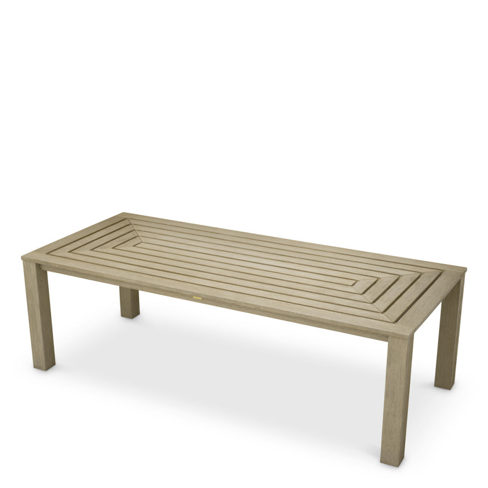 Vistamar Outdoor Dining Table Aged Teak