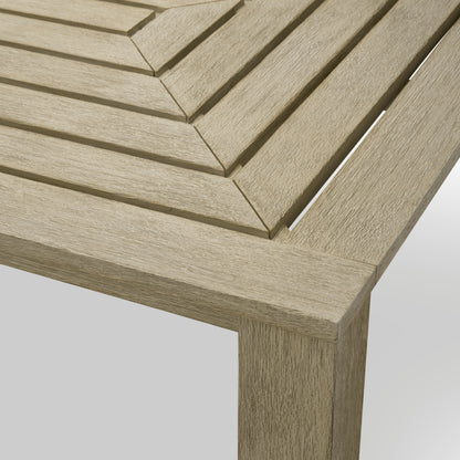 Eichholtz Vistamar Outdoor Dining Table, Aged Teak (120302)