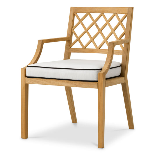 Eichholtz Paladium Outdoor Dining Chair, Natural Teak (120320)