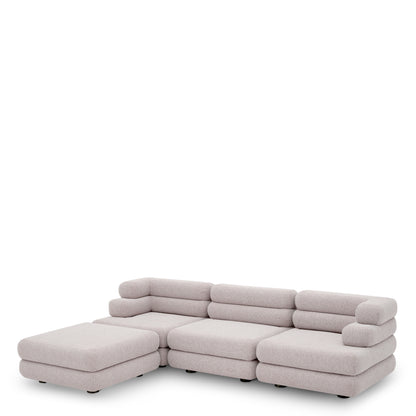 Eichholtz Malaga Outdoor Modular Sofa, Mauritius Light Grey (120732)