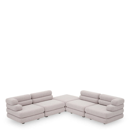 Eichholtz Malaga Outdoor Modular Sofa, Mauritius Light Grey (120733)