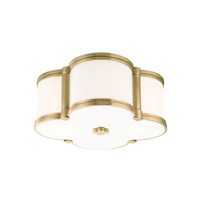 Hudson Valley Chandler Flush Mount Antique Brass