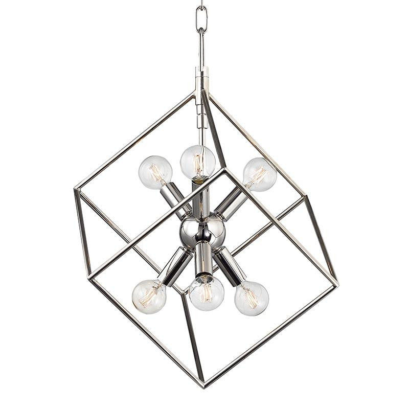 Hudson Valley Roundout Pendant Polished Nickel