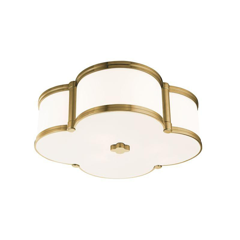 Hudson Valley Chandler Flush Mount Antique Brass