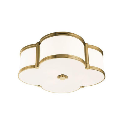 Hudson Valley Chandler Flush Mount Antique Brass