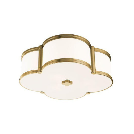 Hudson Valley Chandler Flush Mount Antique Brass