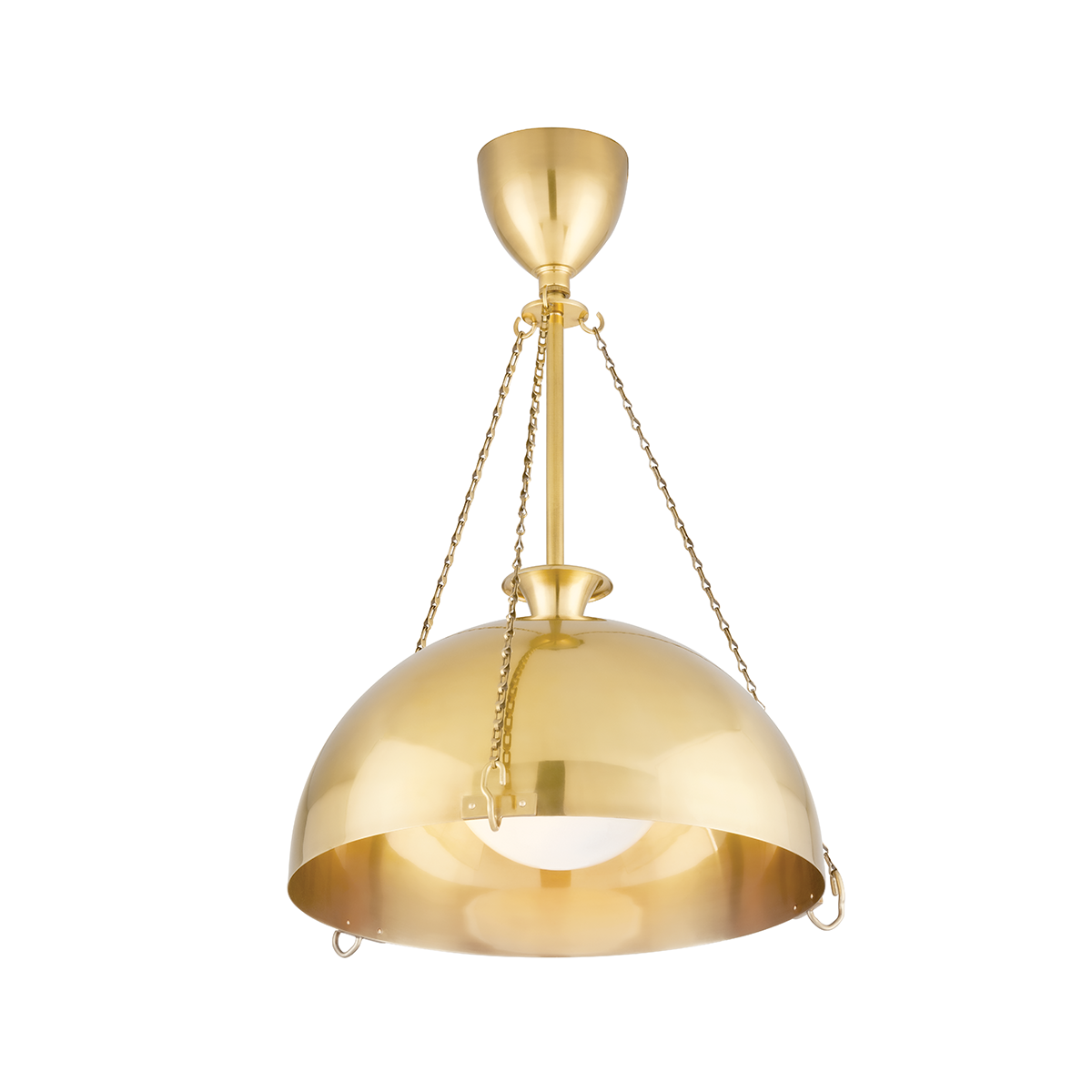 Hudson Valley Levette Pendant Aged Brass