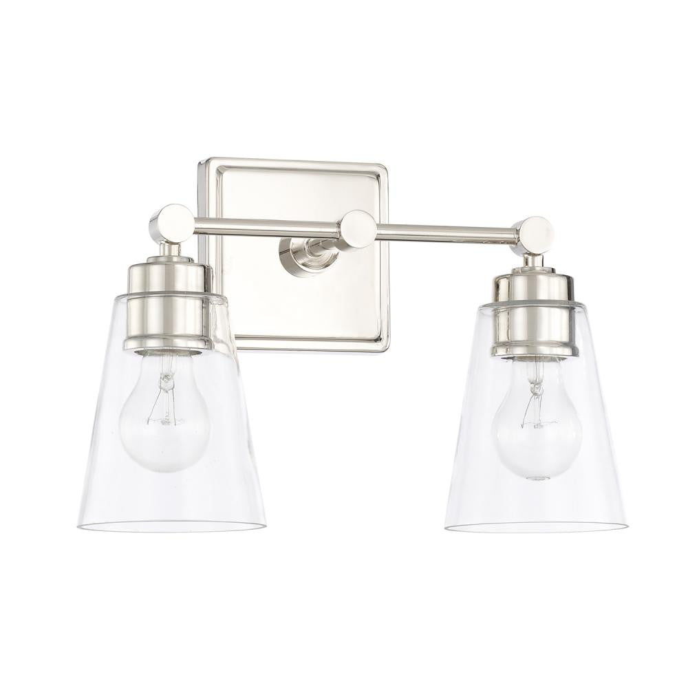 Capital Rory Vanity Light Polished Nickel